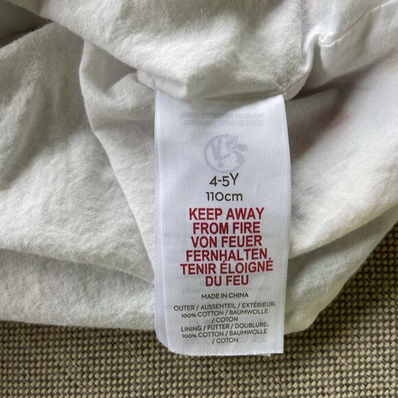 Mini Boden x Harry Potter White Tiered Floral Animal Skirt Drawstring Waist 4-5Y - Picture 6 of 6